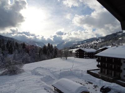 Ski verhuur Appartement 5 kamers 8 personen (23) - Résidence Plein Sud - Les Gets - Buiten winter