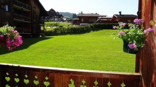 Ski verhuur Appartement 2 kabine kamers 5 personen (64) - Résidence Praz du Soleil - Les Gets - Balkon