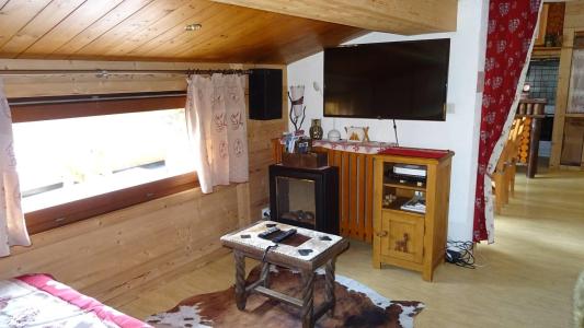 Ski verhuur Appartement 3 kamers 8 personen - Résidence Ranfolly - Les Gets - Woonkamer