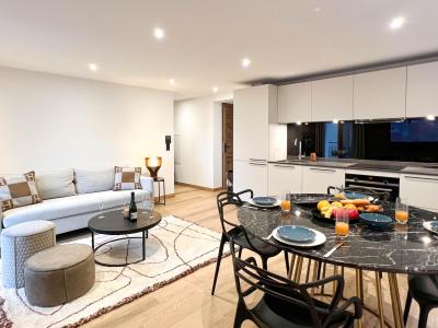 Rent in ski resort 3 room apartment 4 people - Résidence Sapin - Les Gets - Living room
