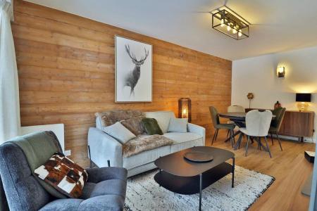 Rent in ski resort 2 room apartment 4 people - Résidence Songy - Les Gets - Living room