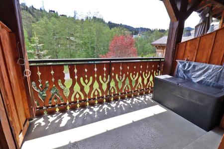 Rent in ski resort Studio mezzanine 4 people - Résidence Songy - Les Gets - Terrace