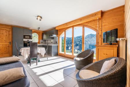 Location au ski Appartement 2 pièces 4 personnes - Résidence Sylvestra - Les Gets - Séjour