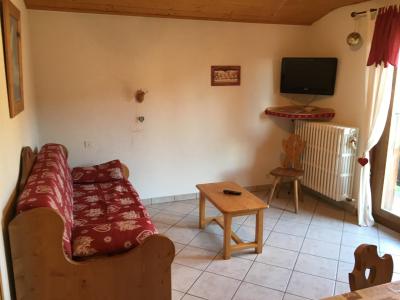 Ski verhuur Appartement 3 kamers 6 personen (747) - Résidence Toure - Les Gets - Woonkamer