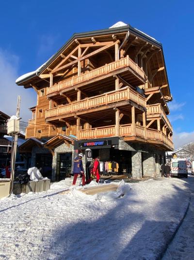 Skiverleih 5-Zimmer-Appartment für 10 Personen (102) - Teka - Les Gets - Draußen im Winter