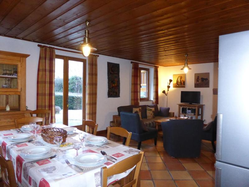 Rent in ski resort 5 room chalet 8 people - Chalet Ulysse - Les Houches - Living room