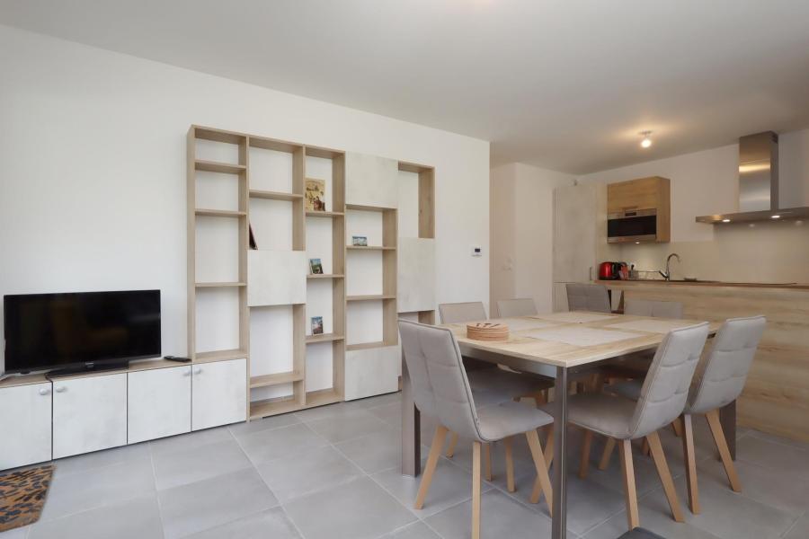 Skiverleih 4-Zimmer-Appartment für 6 Personen (H798) - HAMEAU DES REINES - Les Houches - Wohnzimmer