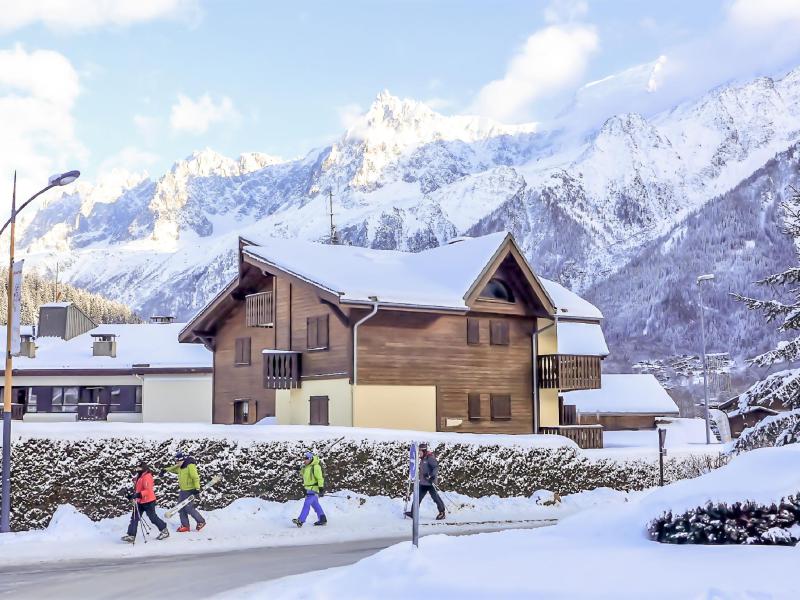 Location au ski Appartement 3 pièces 4 personnes (1) - L'Hermine - Les Houches - Extérieur hiver