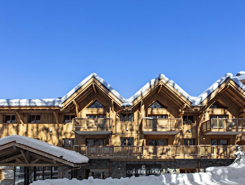 Location au ski Les Chalets Eléna - Les Houches - Extérieur hiver