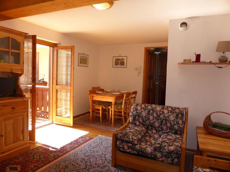 Skiverleih 2-Zimmer-Appartment für 5 Personen (6) - Résidence Beauregard - Les Houches - Wohnzimmer