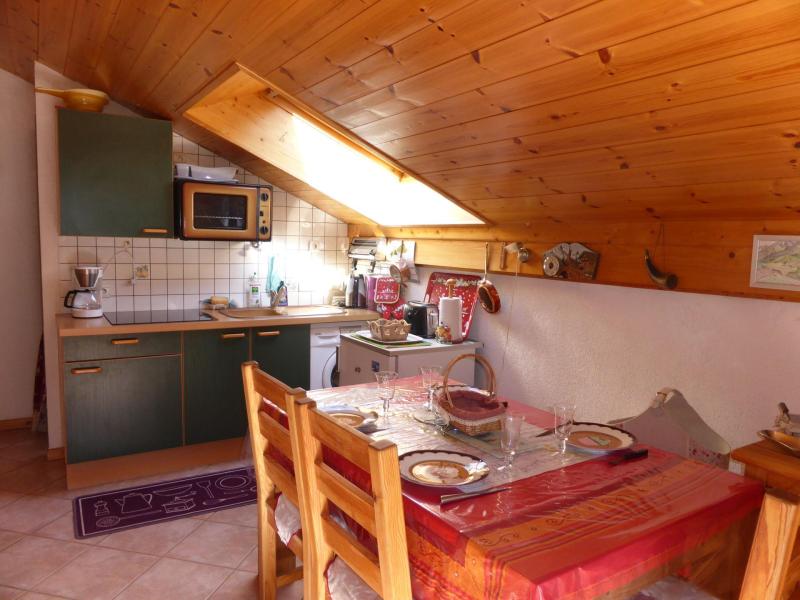 Skiverleih 2-Zimmer-Holzhütte für 5 Personen (1-4) - Résidence Chalets d'Alpages - Les Houches - Küche