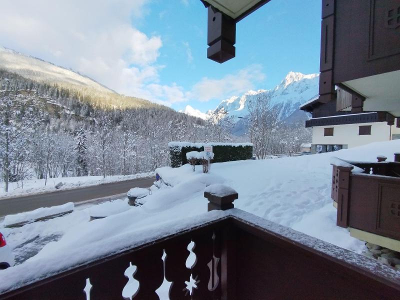 Аренда на лыжном курорте Апартаменты 3 комнат 6 чел. (1) - Résidence le Grand Tétras - Les Houches - зимой под открытым небом