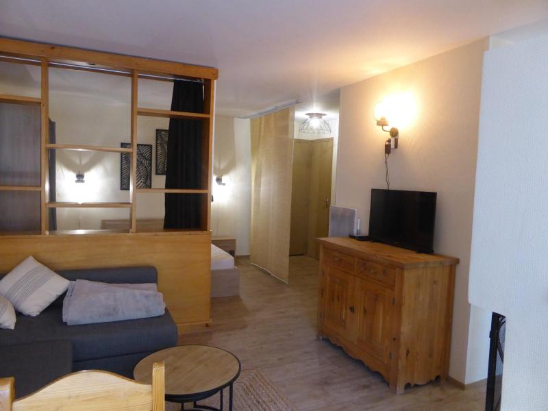 Rent in ski resort 1 room apartment 4 people (H783) - Résidence Le Prarion 1 - Les Houches - Living room