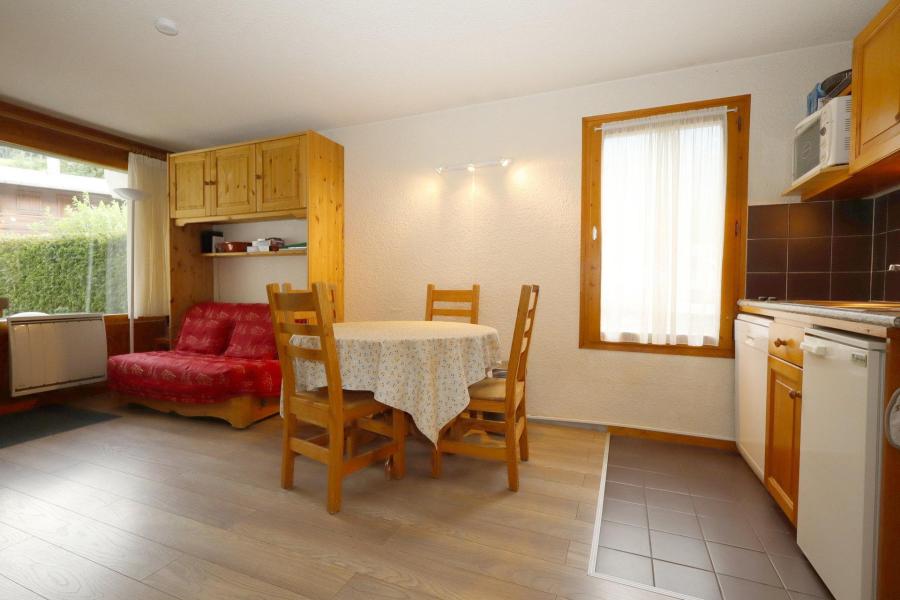 Rent in ski resort 2 room apartment sleeping corner 6 people (6) - Résidence le Prarion 2 - Les Houches - Living room