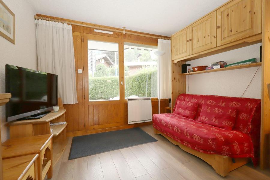 Rent in ski resort 2 room apartment sleeping corner 6 people (H779) - Résidence le Prarion 2 - Les Houches - Living room