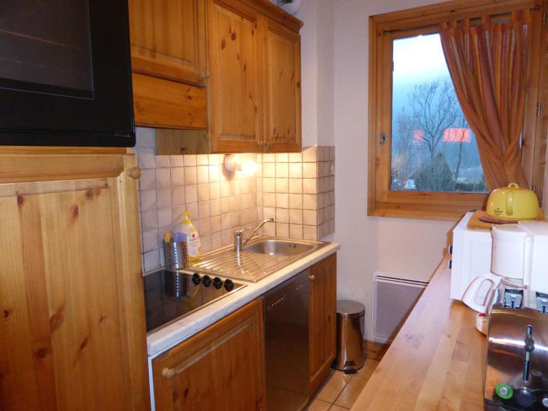 Rent in ski resort 2 room apartment cabin 6 people (B02) - Résidence les Améthystes - Les Houches - Kitchen