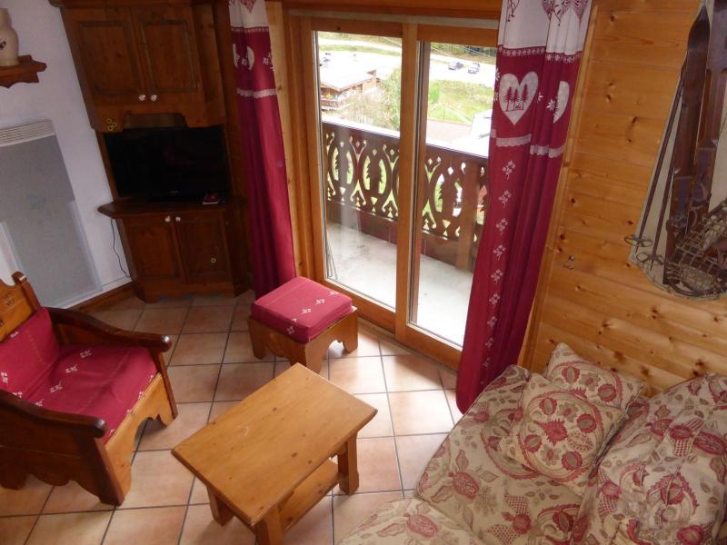 Rent in ski resort 4 room mezzanine apartment 6 people (Vallot 03) - Résidence les Hauts de Chavants - Les Houches - Living room
