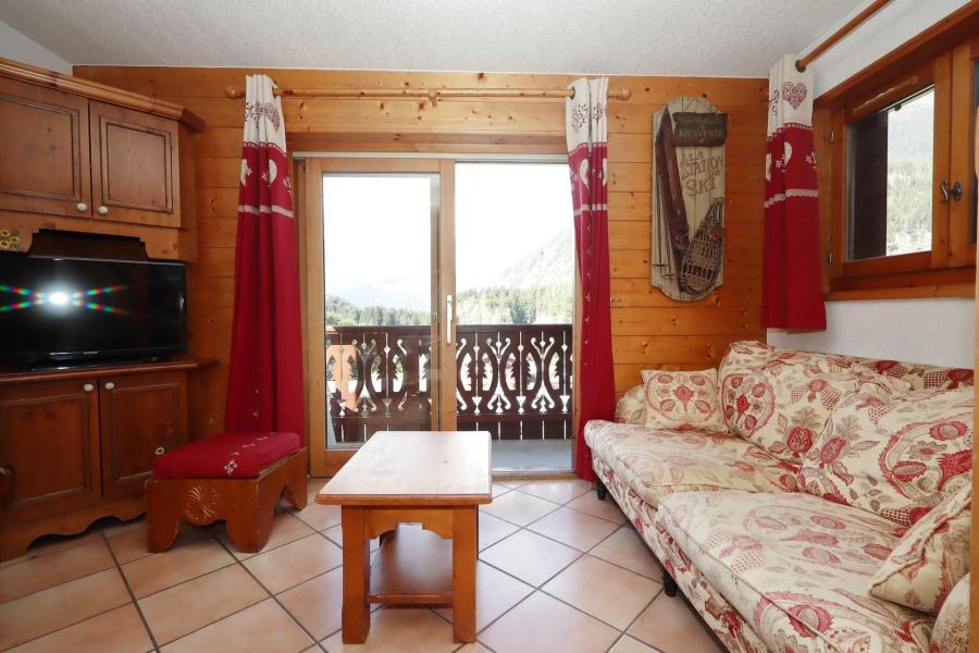 Rent in ski resort 4 room mezzanine apartment 6 people (Vallot 03) - Résidence les Hauts de Chavants - Les Houches - Living room