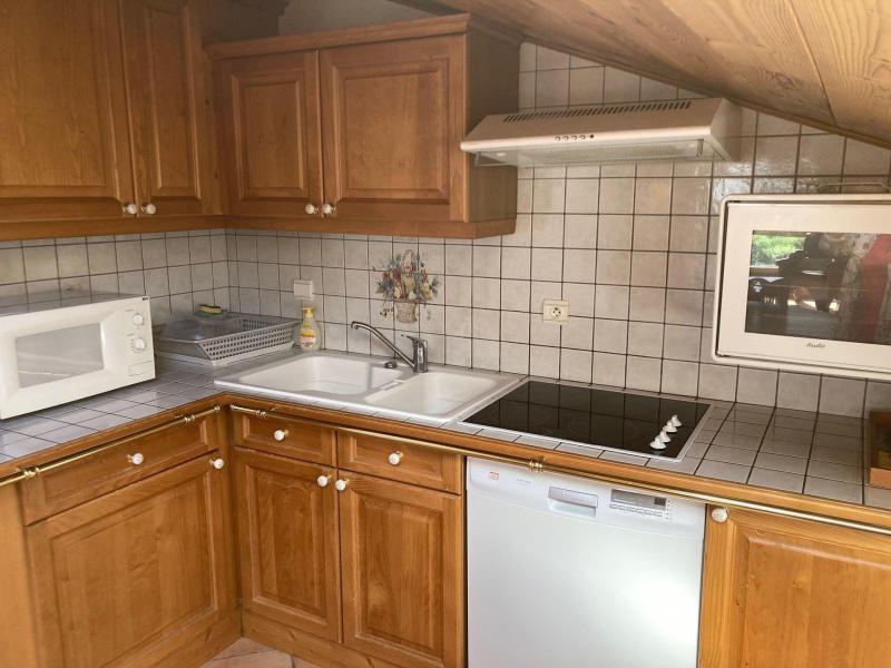 Ski verhuur Appartement 2 kabine kamers 6 personen (Albert Ier n°13) - Résidence les Hauts de Chavants - Les Houches - Keuken