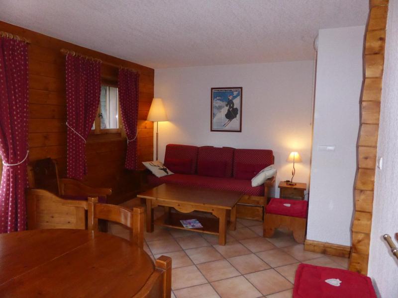 Ski verhuur Appartement 2 kamers 4 personen (Berard 04) - Résidence les Hauts de Chavants - Les Houches - Woonkamer