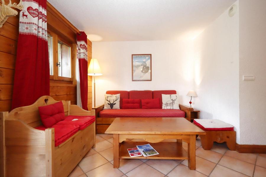 Ski verhuur Appartement 2 kamers 4 personen (Berard 04) - Résidence les Hauts de Chavants - Les Houches - Woonkamer