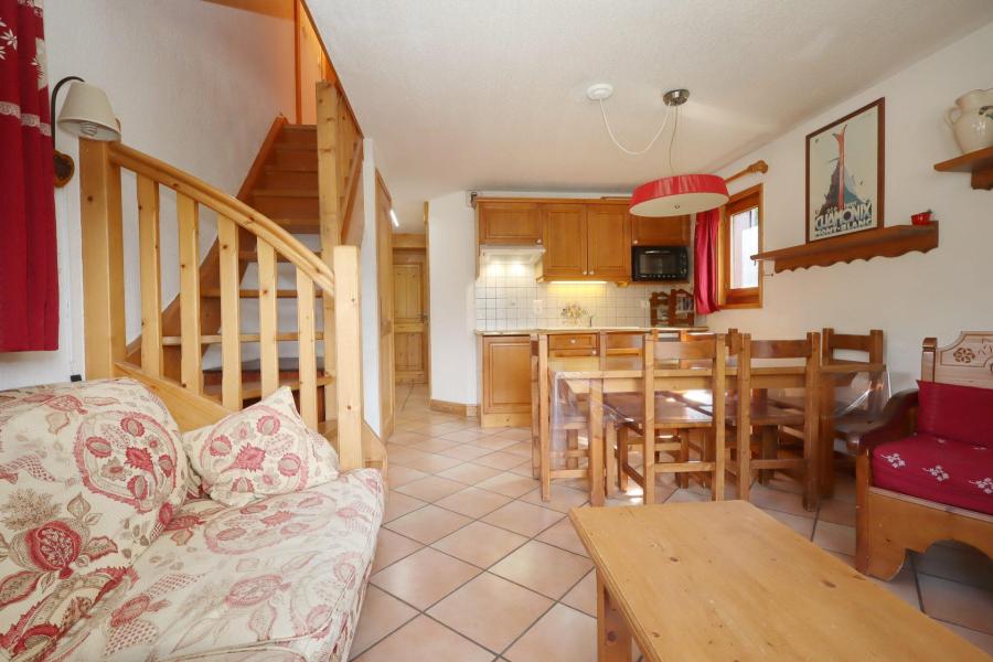 Location au ski Appartement 4 pièces mezzanine 6 personnes (Vallot 03) - Résidence les Hauts de Chavants - Les Houches - Séjour