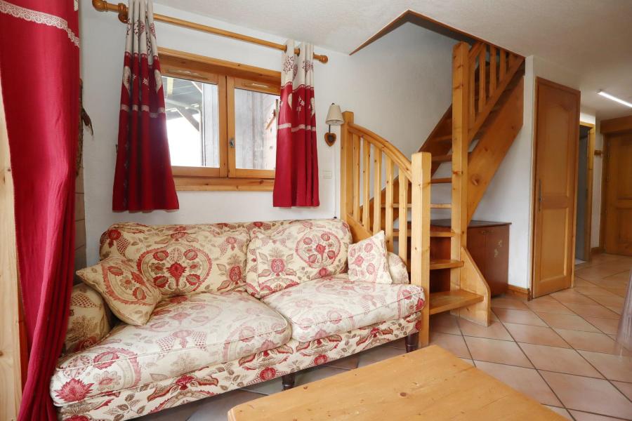 Skiverleih Wohnung 4 Mezzanine Zimmer 6 Leute (Vallot 03) - Résidence les Hauts de Chavants - Les Houches - Wohnzimmer