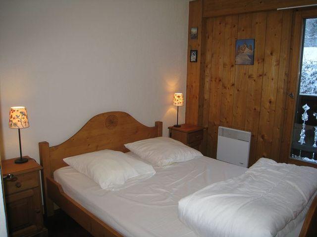 Rent in ski resort 3 room apartment 6 people (07) - Résidence Saint-Georges - Les Houches - Bedroom