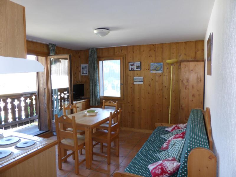 Ski verhuur Appartement 3 kamers 6 personen (07) - Résidence Saint-Georges - Les Houches - Woonkamer