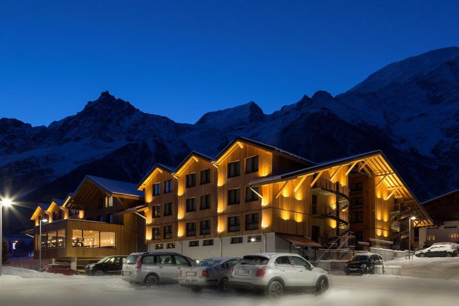 Location au ski Rockypop Hotel - Les Houches - Extérieur hiver