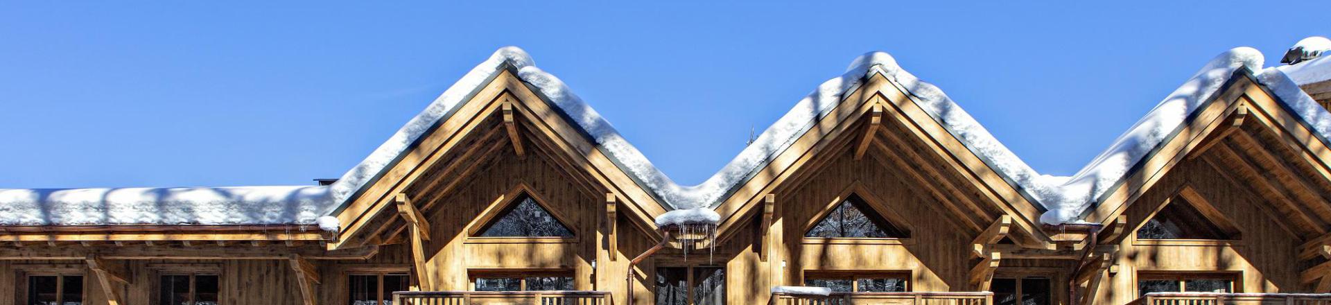 Location au ski Les Chalets Eléna - Les Houches - Extérieur hiver
