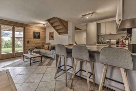 Skiverleih 5 Zimmer Maisonettewohnung für 8 Personen - Le Clos des Ancolies - Les Houches - Küche