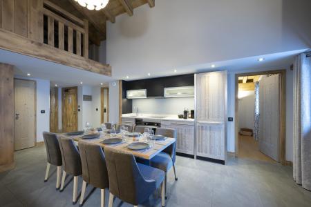 Rent in ski resort 4 room apartment 8 people - Les Chalets Eléna - Les Houches - Dining area