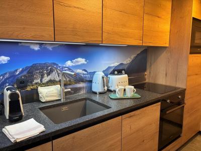 Rent in ski resort 3 room apartment cabin 4 people (304) - Les Mazots de Kayla - Les Houches - Kitchen
