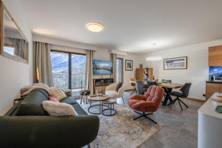Rent in ski resort 3 room apartment cabin 4 people (304) - Les Mazots de Kayla - Les Houches - Living room