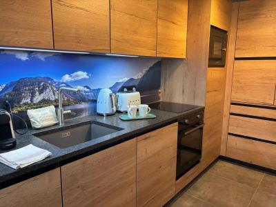 Location au ski Appartement 3 pièces cabine 4 personnes (304) - Les Mazots de Kayla - Les Houches - Cuisine