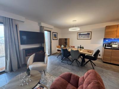 Location au ski Appartement 3 pièces cabine 4 personnes (304) - Les Mazots de Kayla - Les Houches - Séjour