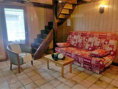 Ski verhuur Chalet 3 kamers 6 personen (1) - Pierre Blanche - Les Houches - Woonkamer