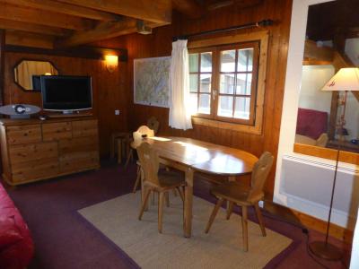 Ski verhuur Studio mezzanine 4 personen (4) - Résidence Bionnassay - Les Houches - Woonkamer