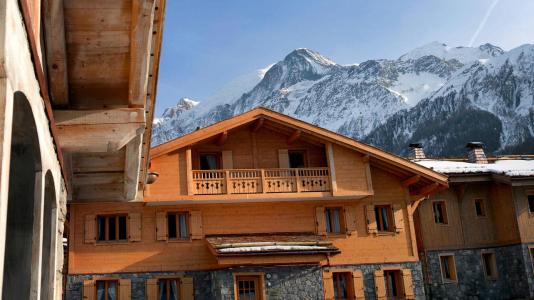 Wynajem na narty Résidence CGH Boutique Le Hameau de Pierre Blanche - Les Houches - Zima na zewnątrz