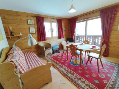 Аренда на лыжном курорте Апартаменты 3 комнат 6 чел. (1) - Résidence le Grand Tétras - Les Houches - Салон