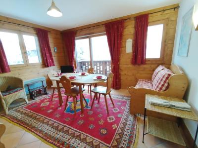 Ski verhuur Appartement 3 kamers 6 personen (1) - Résidence le Grand Tétras - Les Houches - Woonkamer