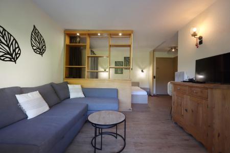 Ski verhuur Appartement 1 kamers 4 personen (22) - Résidence Le Prarion 1 - Les Houches - Woonkamer