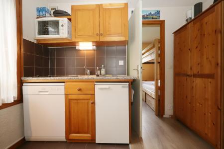 Rent in ski resort 2 room apartment sleeping corner 6 people (6) - Résidence le Prarion 2 - Les Houches - Kitchen