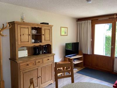 Rent in ski resort 2 room apartment sleeping corner 6 people (H779) - Résidence le Prarion 2 - Les Houches - Living room