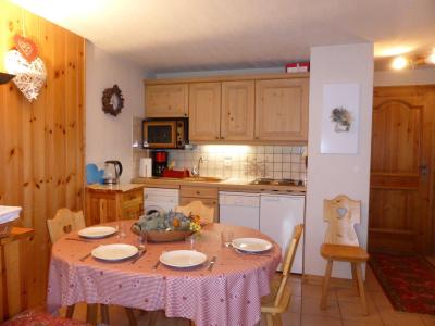 Skiverleih 2-Zimmer-Holzhütte für 5 Personen (B6) - Résidence les Aiguilles Rouges - Les Houches - Küche