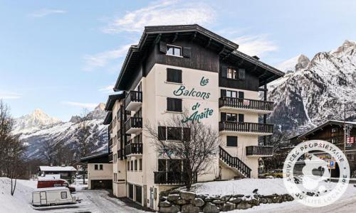 Wynajem na narty Résidence les Balcons d'Anaïte - Maeva Home - Les Houches - Zima na zewnątrz