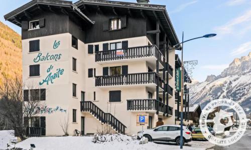 Skiverleih Résidence les Balcons d'Anaïte - Maeva Home - Les Houches - Draußen im Winter