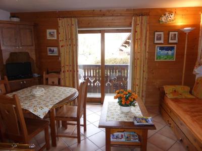 Ski verhuur Appartement 2 kamers 6 personen (1) - Résidence les Hauts de Chavants - Les Houches - Woonkamer