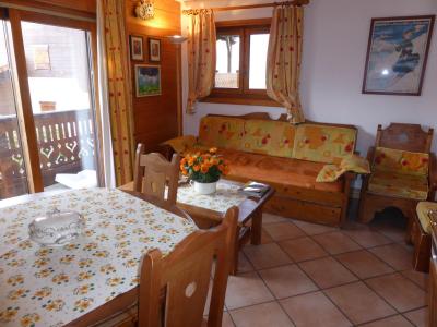 Ski verhuur Appartement 2 kamers 6 personen (1) - Résidence les Hauts de Chavants - Les Houches - Woonkamer